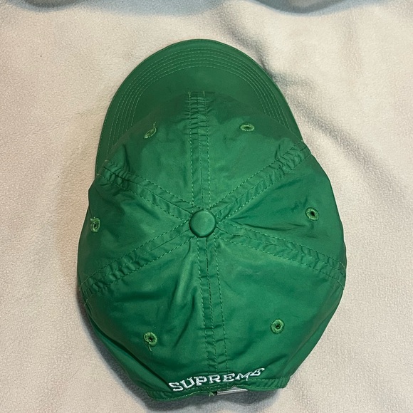 Supreme Nylon Visor Label 6-Panel Adjustable Hat - Green - One Size 💚♥️ - Picture 5 of 7